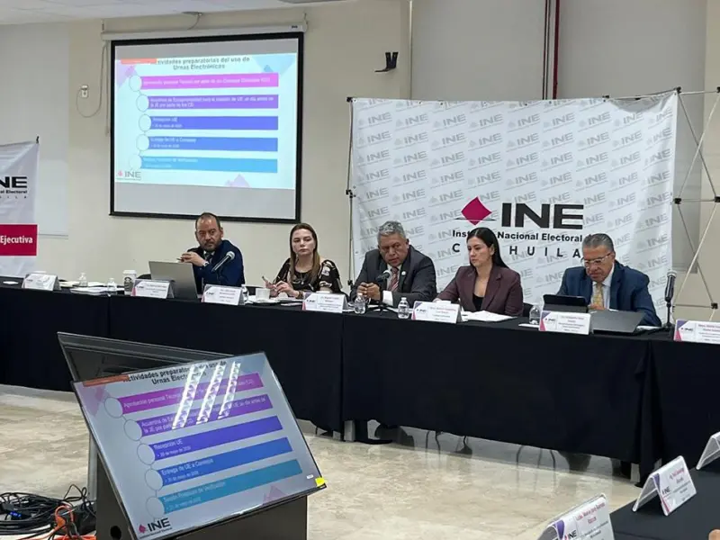 INE supervisa preparación electoral en Coahuila rumbo a comicios de junio