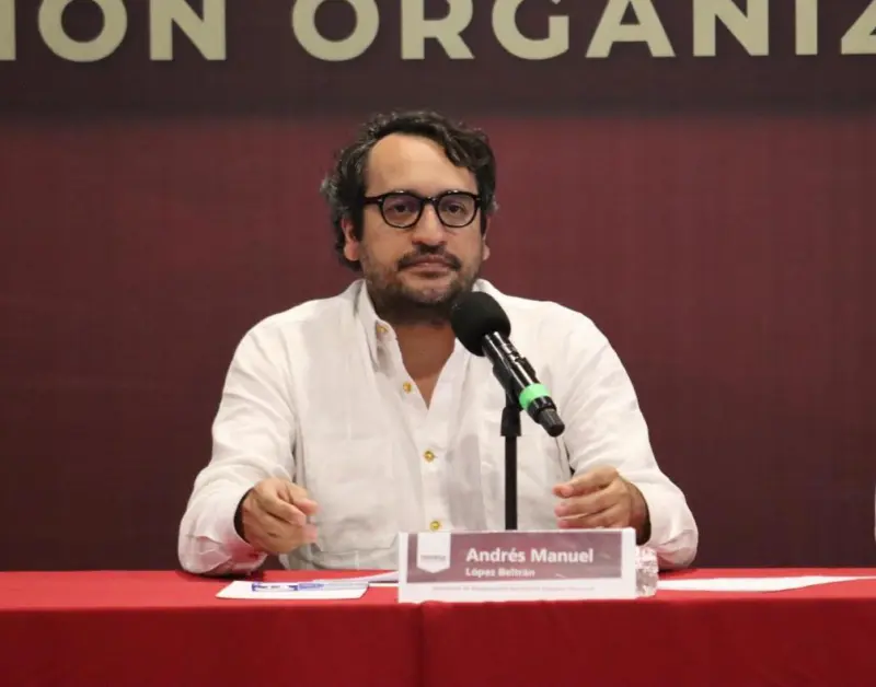 Andy López Beltrán está aterrorizado