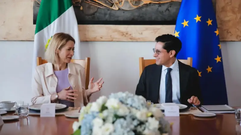 Canciller Roberto Velasco y Kaja Kallas encabezan primer Diálogo Estratégico México-UE