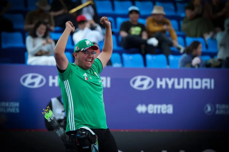 ¡Oro para México! Sebastián García pone en alto a Coahuila en el Mundial de Tiro con Arco en Shanghái
