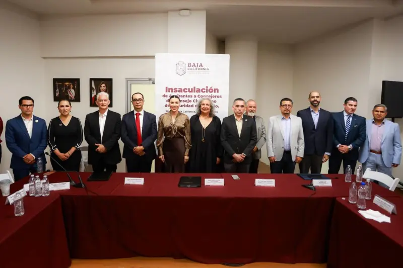Toma protesta Marina del Pilar a nuevos integrantes del Consejo Ciudadano de Seguridad