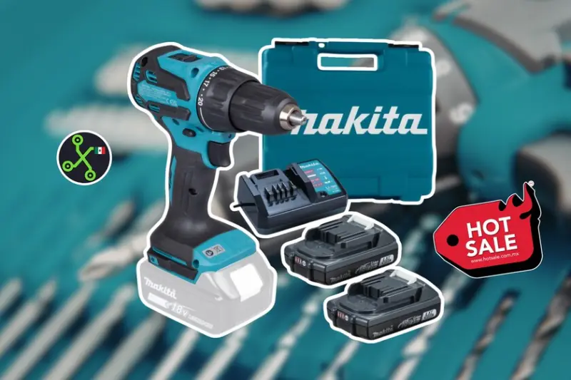 Amazon remata este rotomartillo inalámbrico Makita casi a mitad de precio: incluye dos baterías y estuche rígido