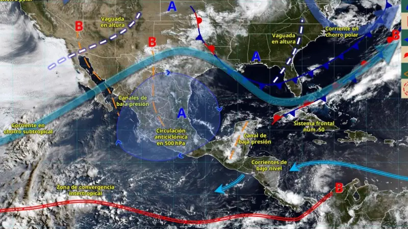 Onda de calor, lluvias y fuertes vientos: así estará el clima en México este fin de semana