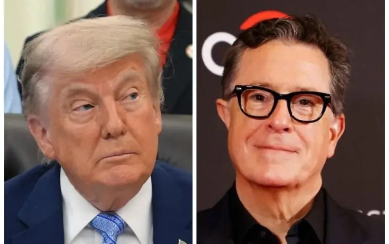 Advierte Trump más bajas en programas nocturnos tras Colbert