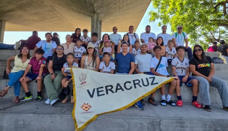 Veracruz de las mejores delegaciones del Mundialito Escolar de Conade