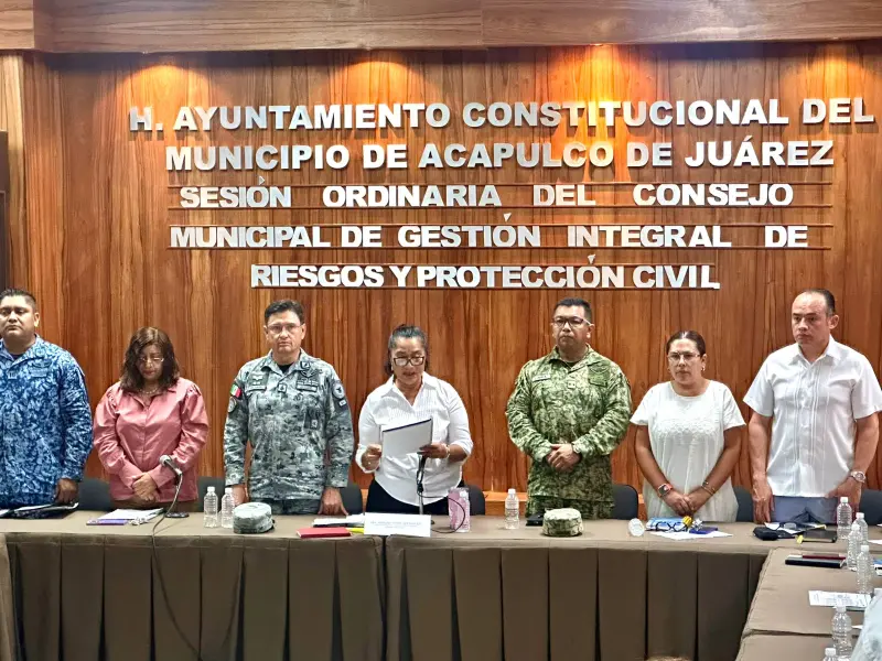 Instalan Consejo de Protección Civil en Acapulco ante inicio de lluvias