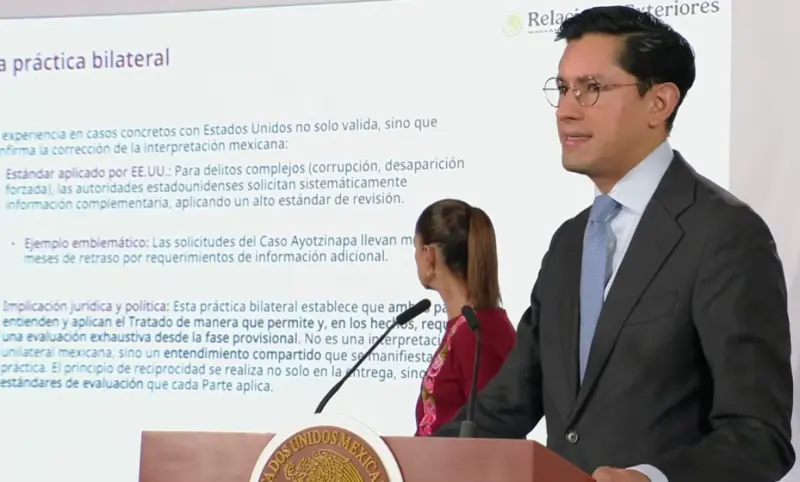 Reporta México 233 extradiciones sin respuesta de EU