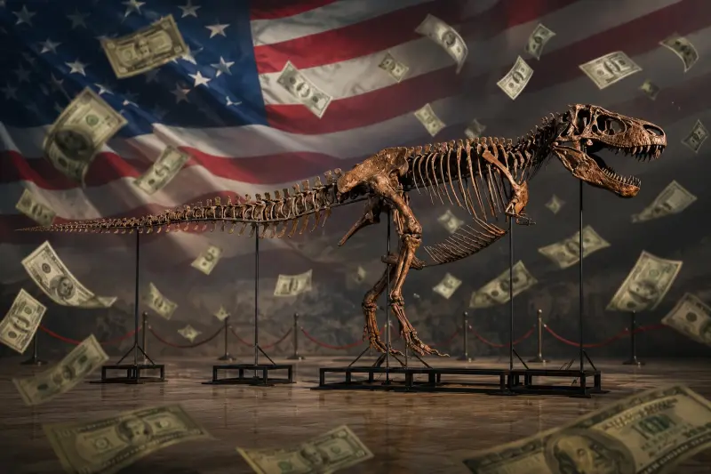 Un dinosaurio de 30 millones de dólares y una pregunta incómoda sobre quién debe conservar la historia