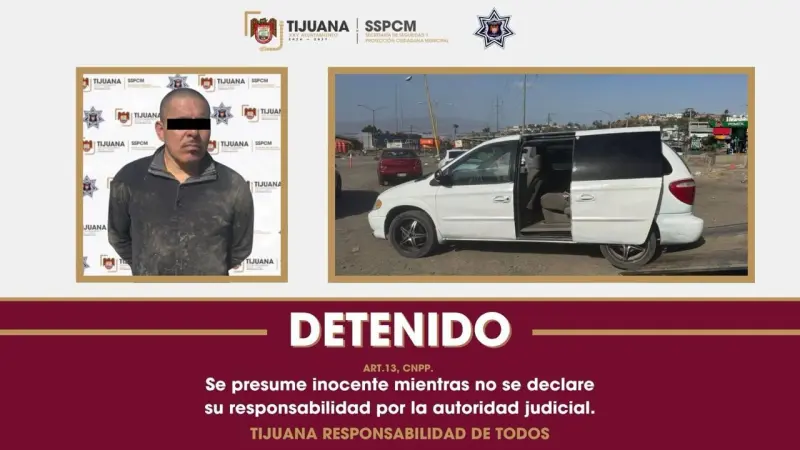 Detienen a conductor por atropellar a oficial en intento de huida