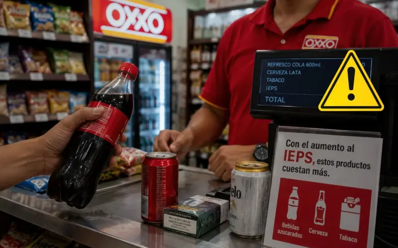 Mientras Coca-Cola reportó una caída en ventas por el aumento al IEPS y las tienditas perdieron hasta 20% de ingresos, OXXO elevó 6.6% el gasto promedio por cliente gracias al alza de precios de refrescos, cerveza y tabaco