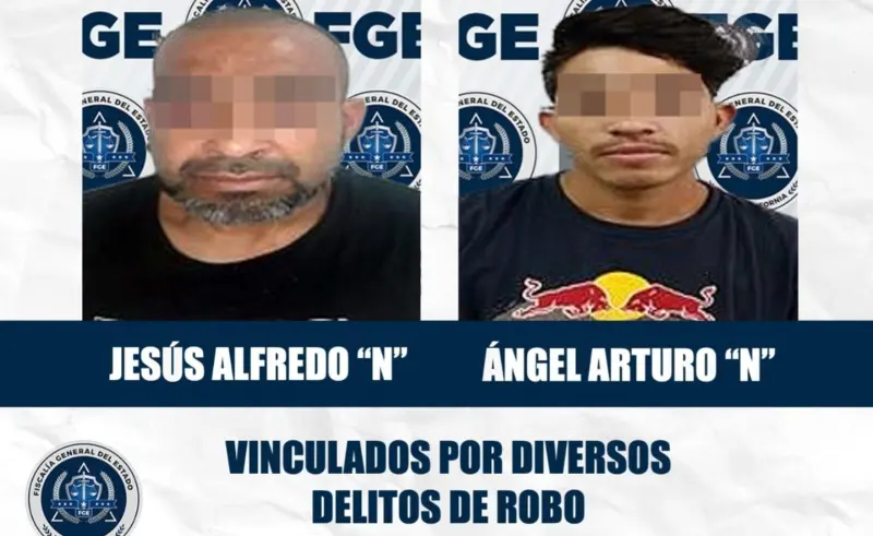 Robos con violencia terminan en prisión preventiva para dos imputados
