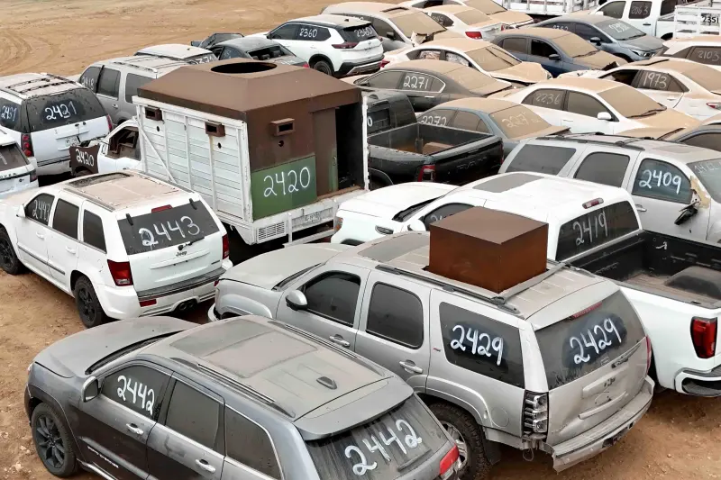 Pensión vehicular de la Fiscalía de Sinaloa, resguarda las huellas de la narcoguerra