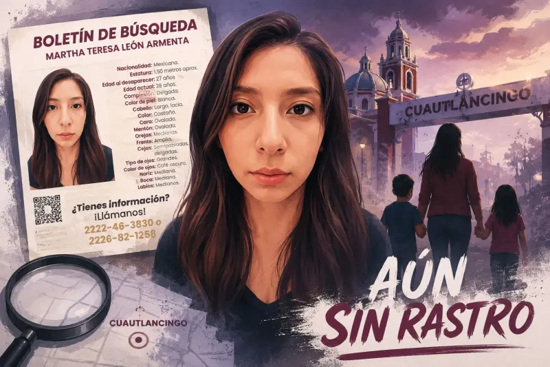 Siguen sin rastro de madre y sus dos hijos en Cuautlancingo