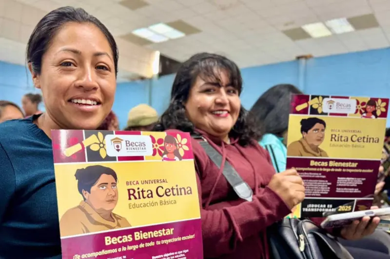SEP anuncia fechas de entrega de tarjetas para la Beca Rita Cetina en primarias públicas
