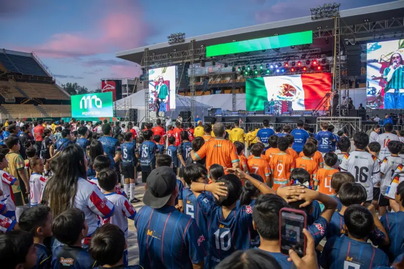 Inauguran el Mundialito Culiacán 2026 en el Estadio de los Dorados