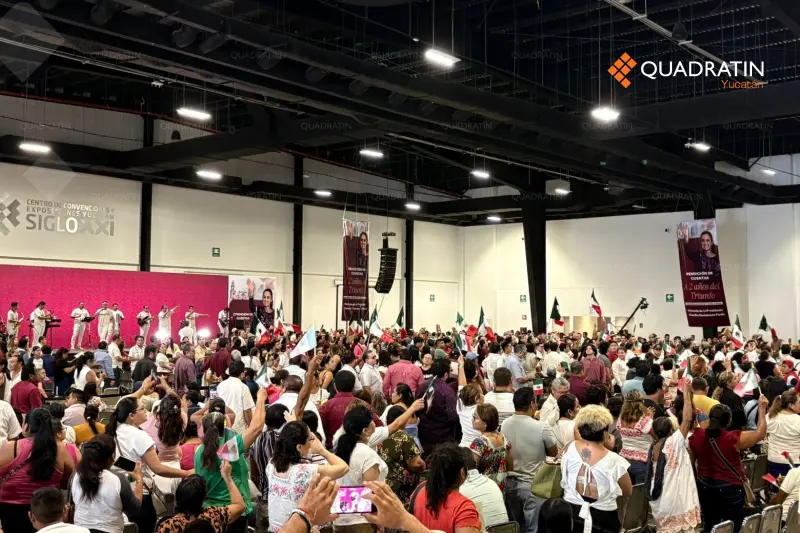 Yucatán responde y respalda a Claudia Sheinbaum a 2 años de su triunfo histórico