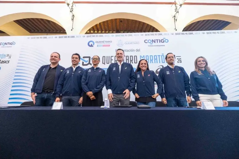 Kuri presenta el Querétaro Maratón 2026 con causa a favor de bomberos
