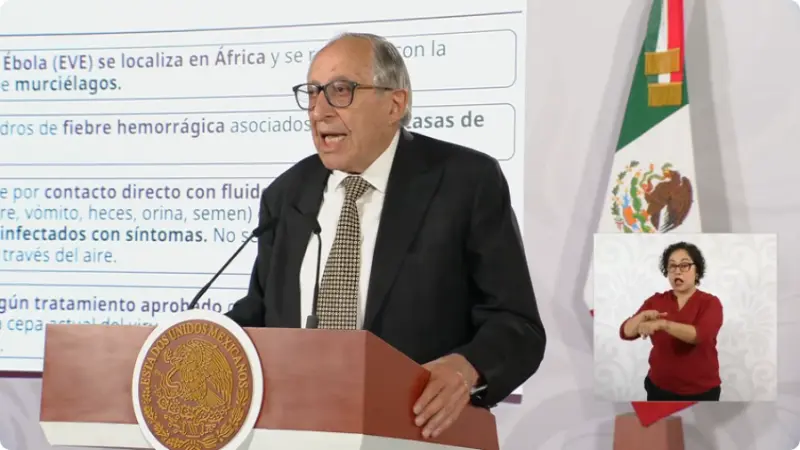 Secretaría de Salud declara que México está listo ante el brote de ébola en el Congo
