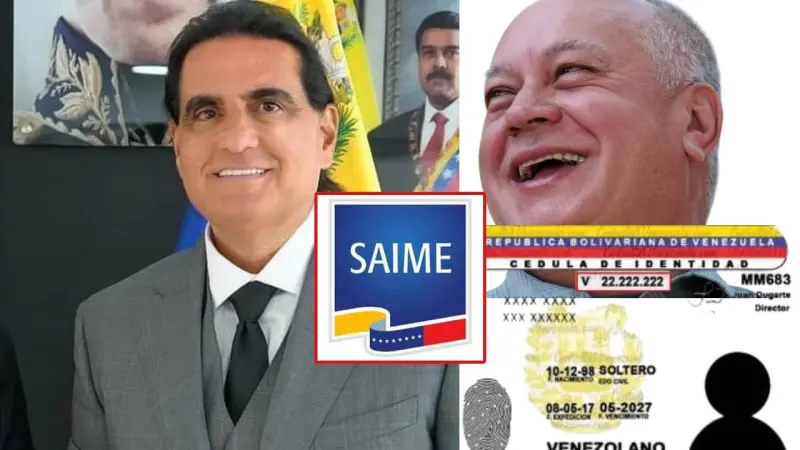 Revelaron que Alex Saab, quien fue testaferro de MADURO y hasta ministro, tenía documento de identificación venezolano FALSO y en realidad era colombiano, según Diosdado Cabello