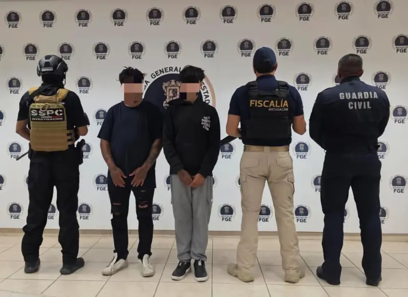 A proceso a 2 hombres acusados de extorsión en Morelia