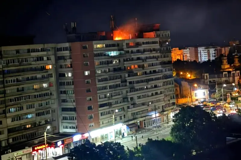 OTAN en alerta: dron ruso lanzando contra Ucrania impacta en edificio de viviendas en Rumania