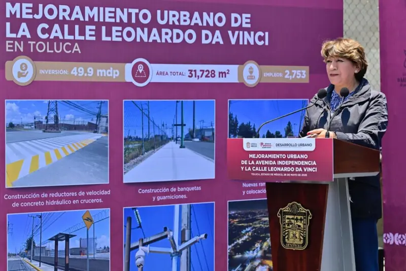 Edomex invierte más de 61 mdp en moderniza vialidades en la Zona Industrial de Toluca