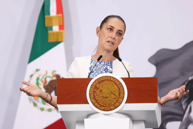 Claudia Sheinbaum reúne a su gabinete en Palacio Nacional en medio de tensiones con EE.UU.