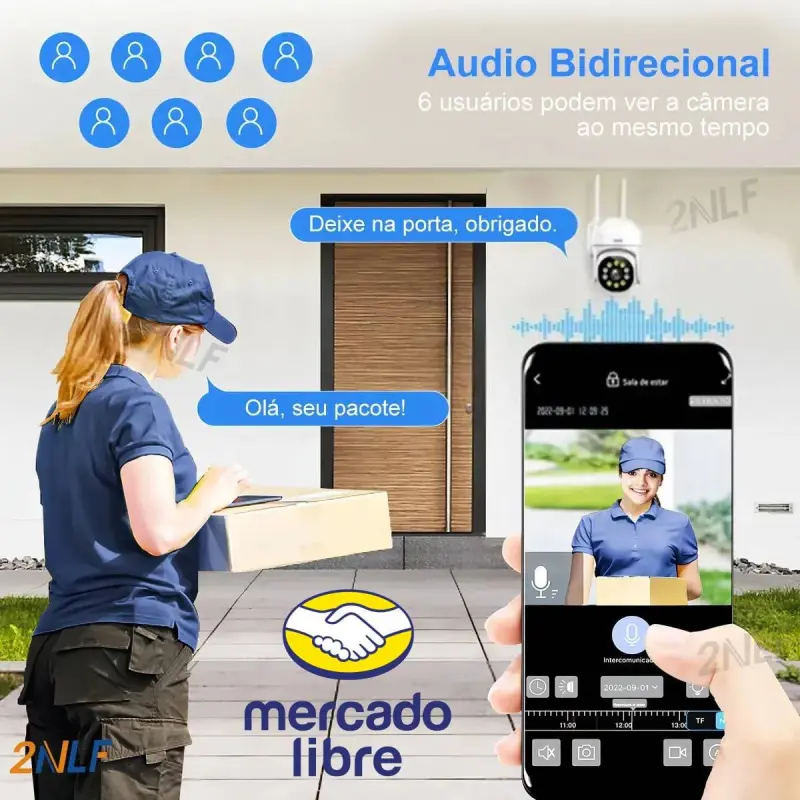 Oferta de Mercado Libre: Cámara de videovigilancia, con visión nocturna, detección de movimiento y monitoreo desde el celular se ofrece por menos de 300 pesos