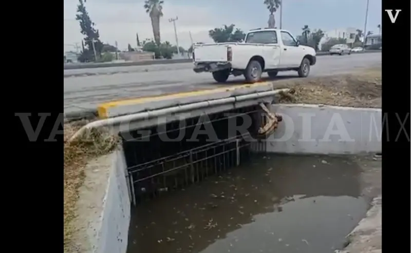 Ramos Arizpe alerta por personas que usan drenaje pluvial como refugio durante lluvias (video)