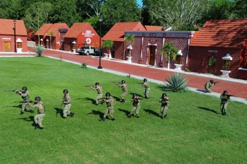 Militares de Estados Unidos en la Península de Yucatán