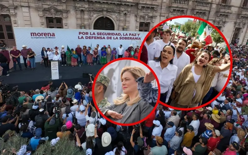 Marcha de Morena en Chihuahua quedó lejos de la meta de 200 mil asistentes y reportó sólo 20 mil participantes entre denuncias de boicot y reclamos contra Maru Campos