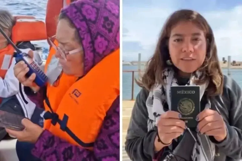 Denuncian detención de mexicanas a bordo de flotilla a Gaza