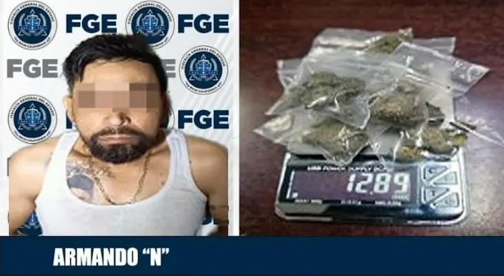 Cae presunto vendedor de droga tras cateo
