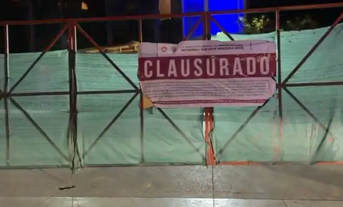 Se vino abajo el techo en Riu Península