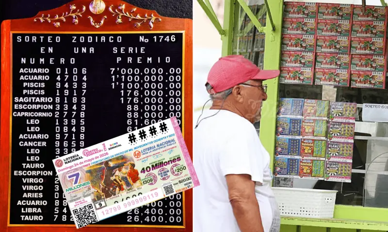 Llegan con urgencia a Mérida billetes del Sorteo Mayor de la Lotería Nacional del 26 de mayo