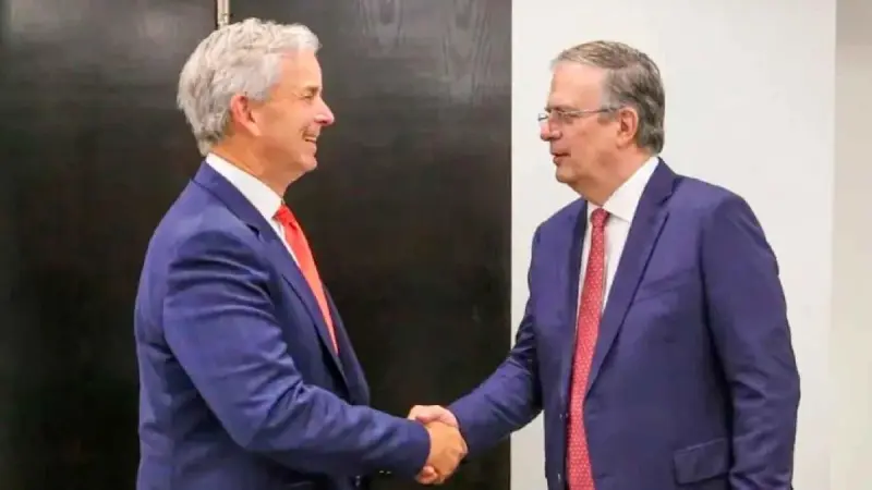 Marcelo Ebrard califica de insostenibles aranceles al acero