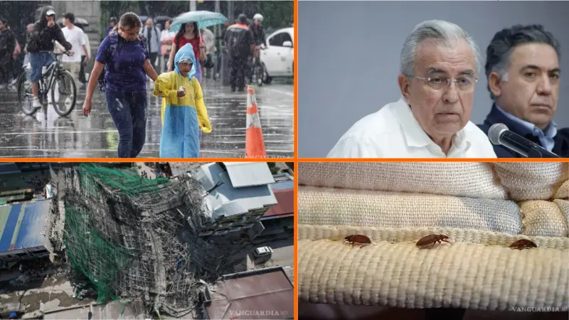 Noticias del fin de semana: Pronóstico de clima; FGR cita a comparecer a Rubén Rocha Moya y consejos para eliminar las chinches
