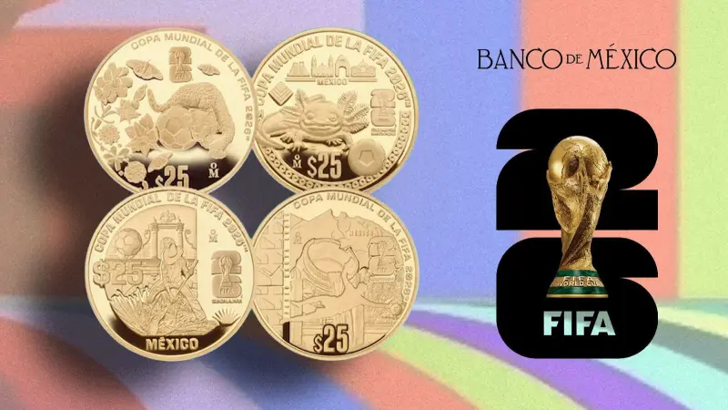 Monedas del Mundial 2026 de Banxico: ¿Cómo saber en qué sucursales hay disponibles?