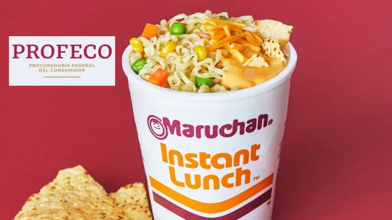 Profeco analiza sopas instantáneas en México y concluye que Maruchan Ramen es la mejor evaluada por etiquetado, contenido real y calidad sanitaria