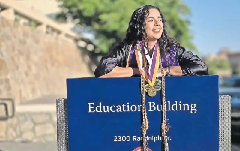 Emigró de Juárez, aprendió inglés… gradúa de UTEP con promedio perfecto