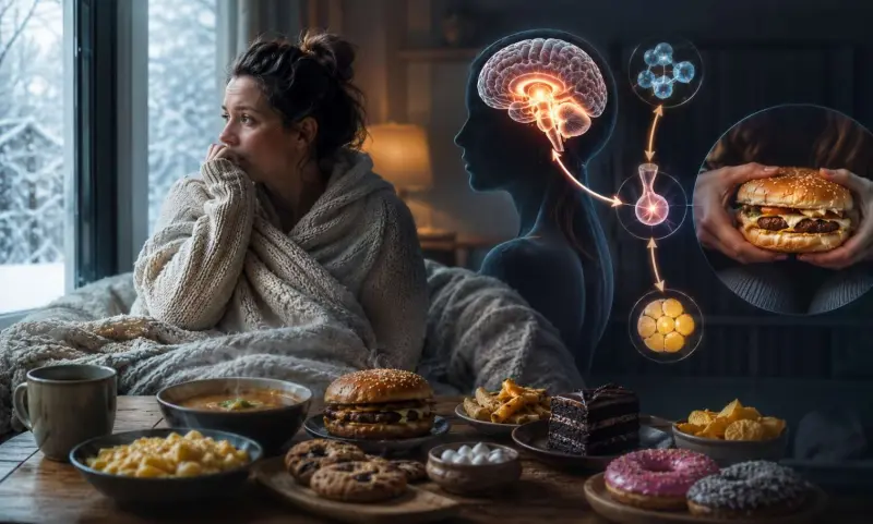 El hambre del invierno: cómo el frío activa tu apetito y dispara el cortisol