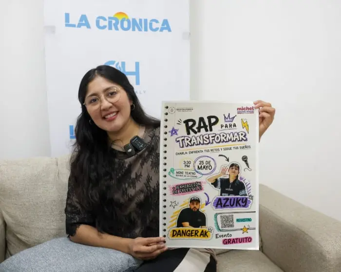 Danger AK y Azuky llevan el rap al Congreso de BC: Michel Sánchez celebra el Día del Estudiante con un encuentro para jóvenes