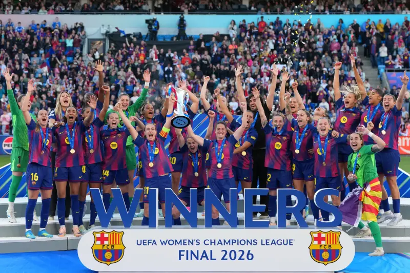 Barcelona Femenil goleó al Lyon y ganó su cuarta Champions League