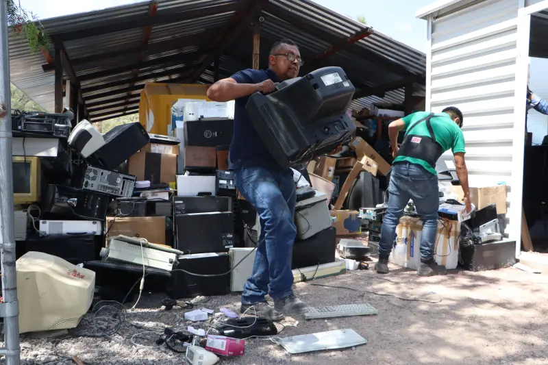 Impulsan acopio de residuos electrónicos en 40 municipios de Hidalgo