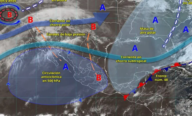 Inicia la semana con chubascos e intenso calor en la Península de Yucatán