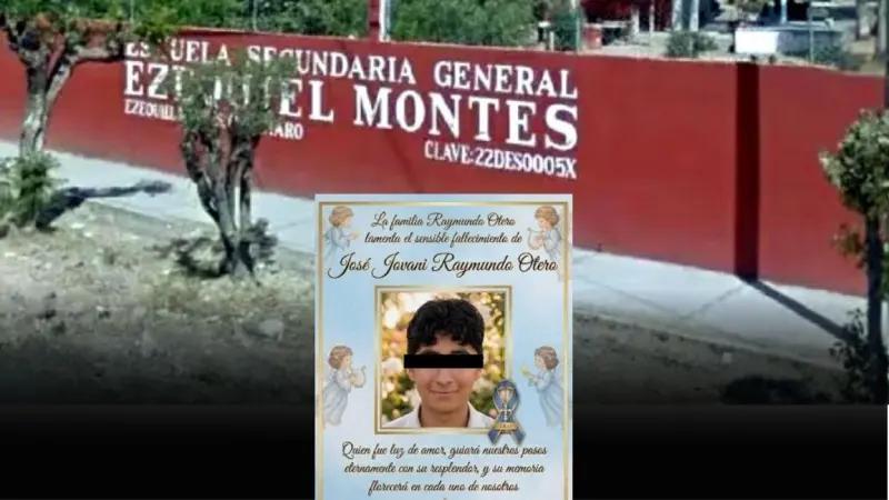 Estudiante muere apuñalado tras riña afuera de secundaria en Querétaro; compañero fue detenido