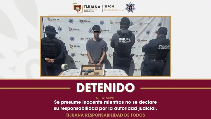 Detienen a joven de 18 años con pistola tras amenaza contra una mujer en Las Cumbres