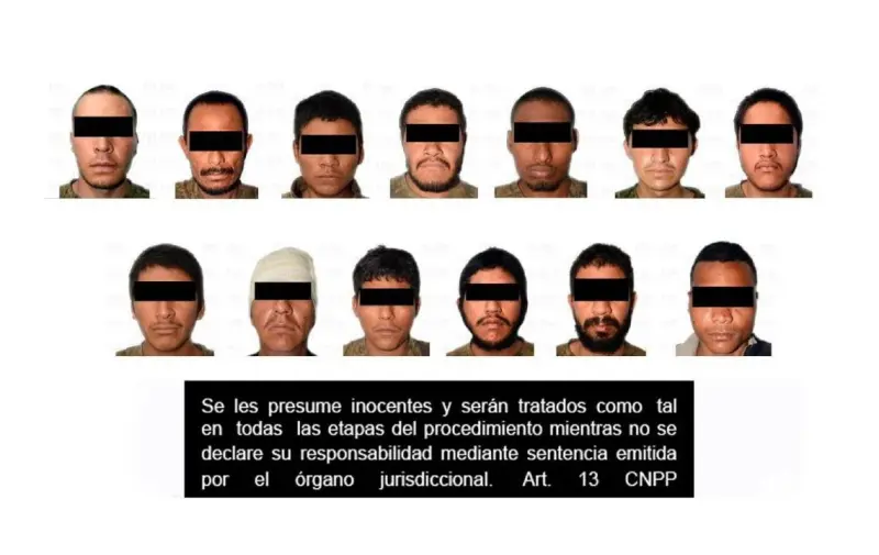 Vinculan a proceso a 13 detenidos tras enfrentamiento en Escuinapa