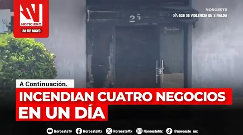 #EnVivo | Este jueves, en Noticiero Noroeste: Queman una marisquería cerca de la KZ4 en Culiacán