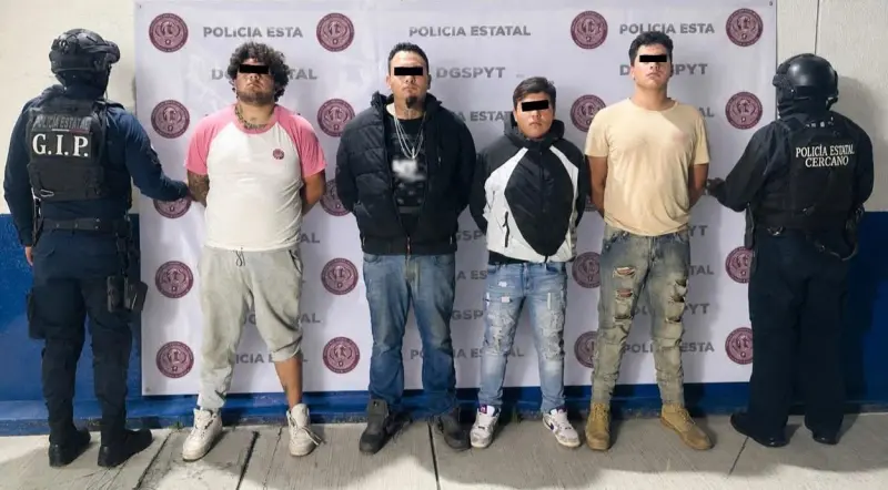 Capturan a célula criminal de Michoacán tras persecución en Tenancingo